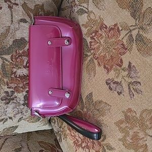 Beijo Pink Black Wristlet